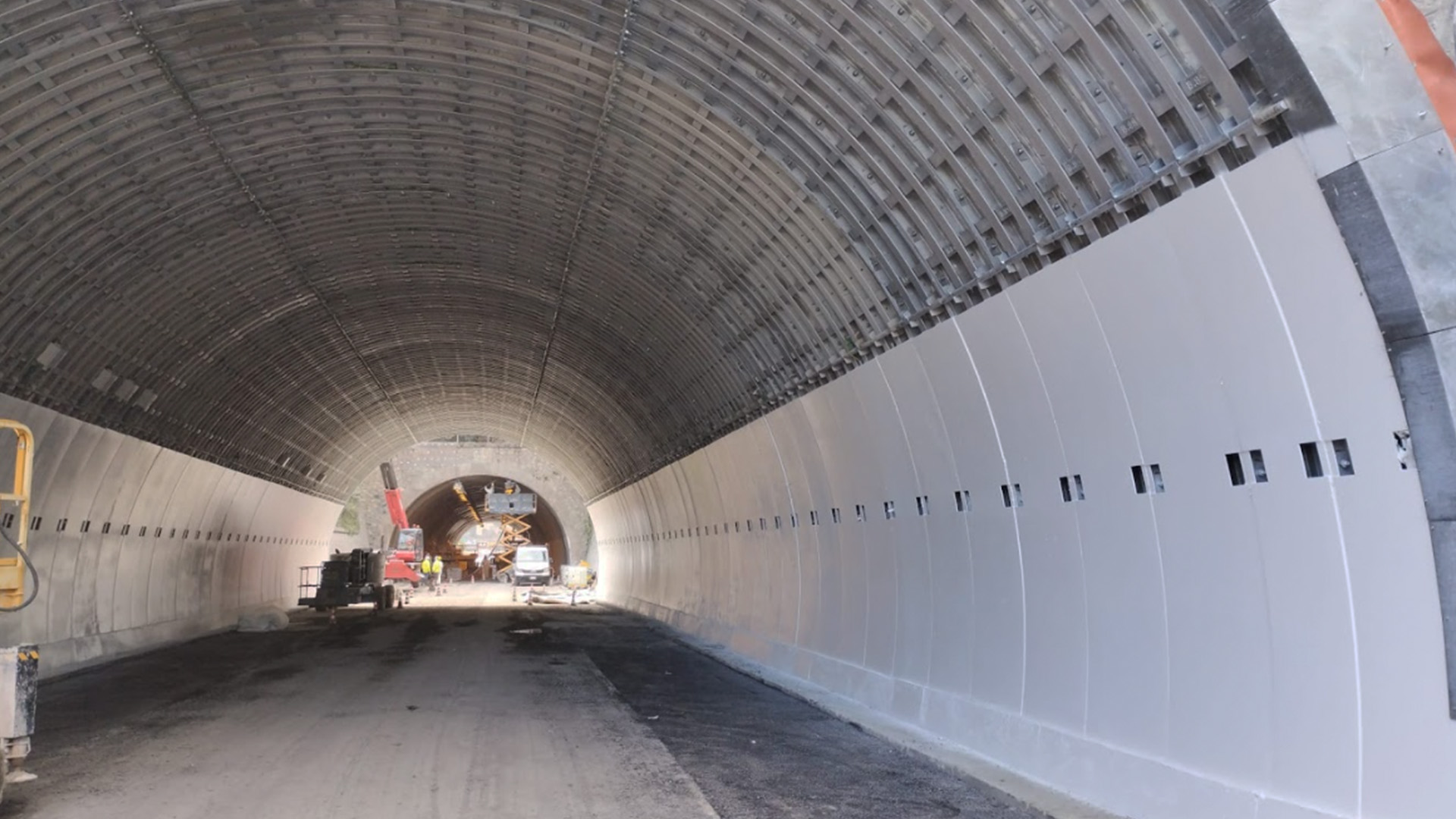 progetto di carpenteria per tunnel stradale - CMV Carpenteria Meccanica Valchiavenna